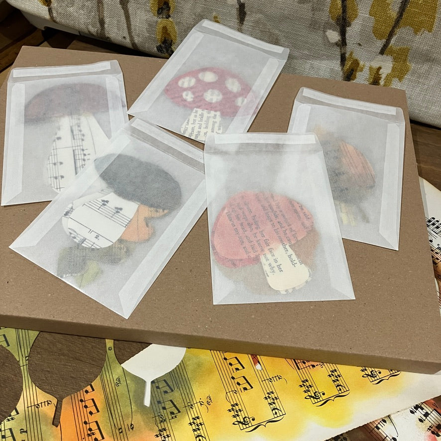 Toadstool papercraft bouquet kit ~ for Tash Clarke