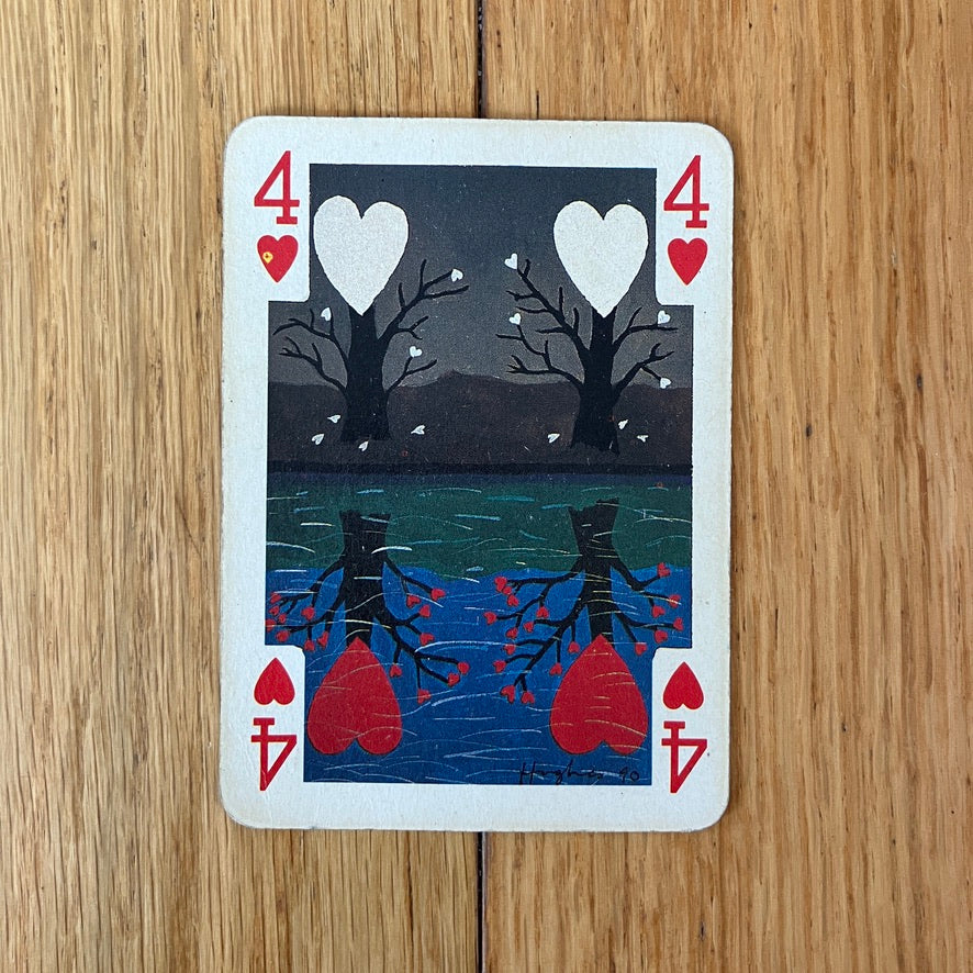 Art for the Earth single transformation playing card ~ junk journals and swaps