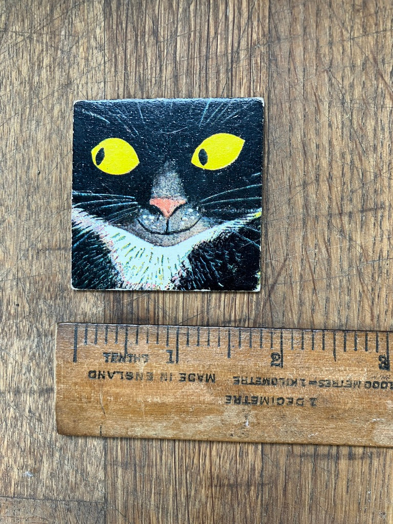 4 Vintage 'Memory Game' Picture cards ~ for junk journals and craft projects