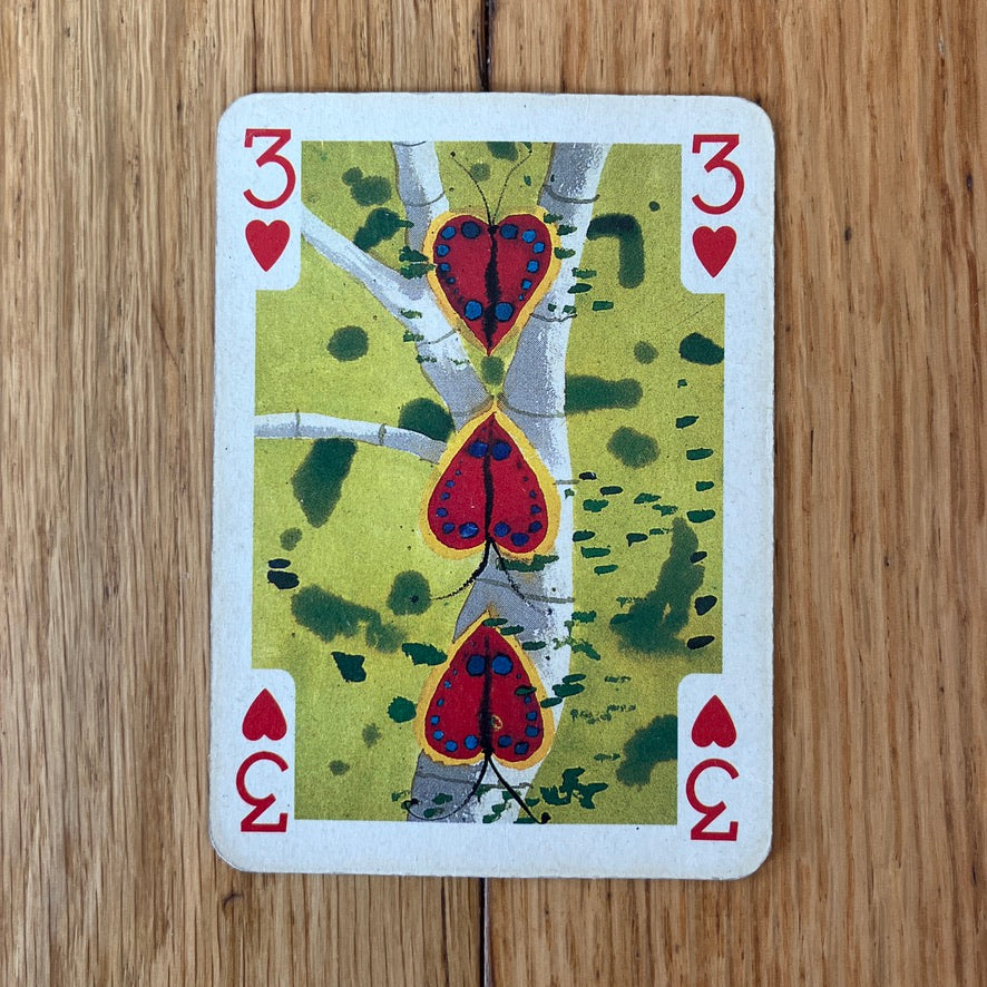Art for the Earth single transformation playing card ~ junk journals and swaps