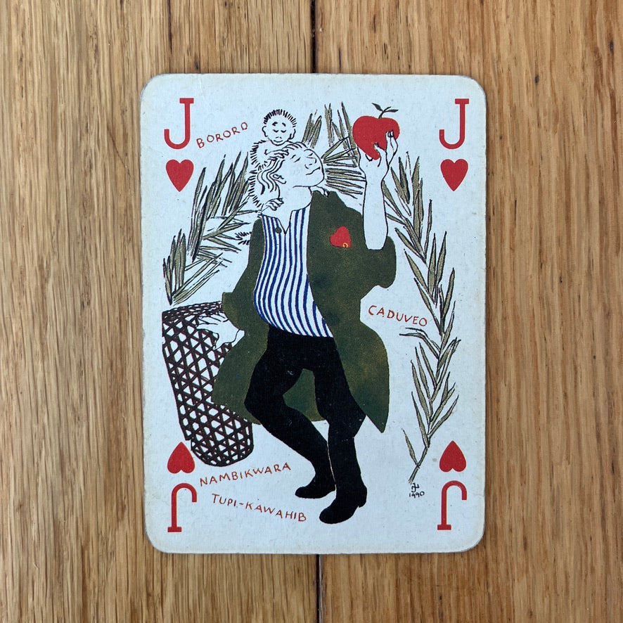 Art for the Earth single transformation playing card ~ heart suits
