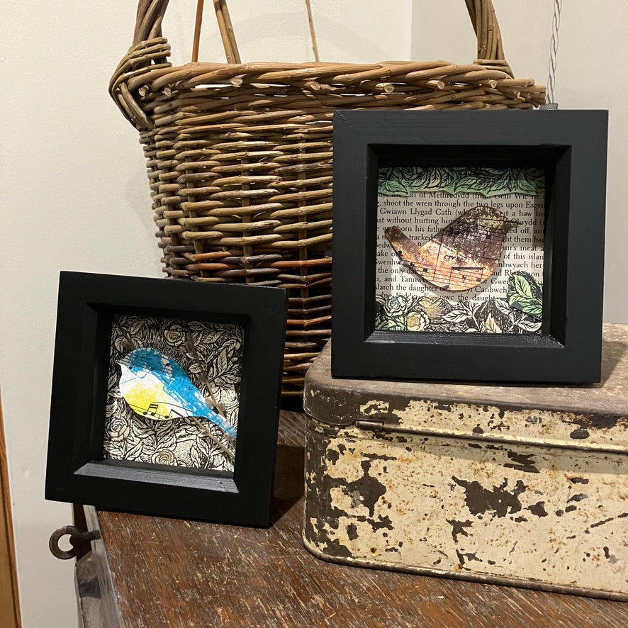Hedgerow Wren ~ original papercraft artwork