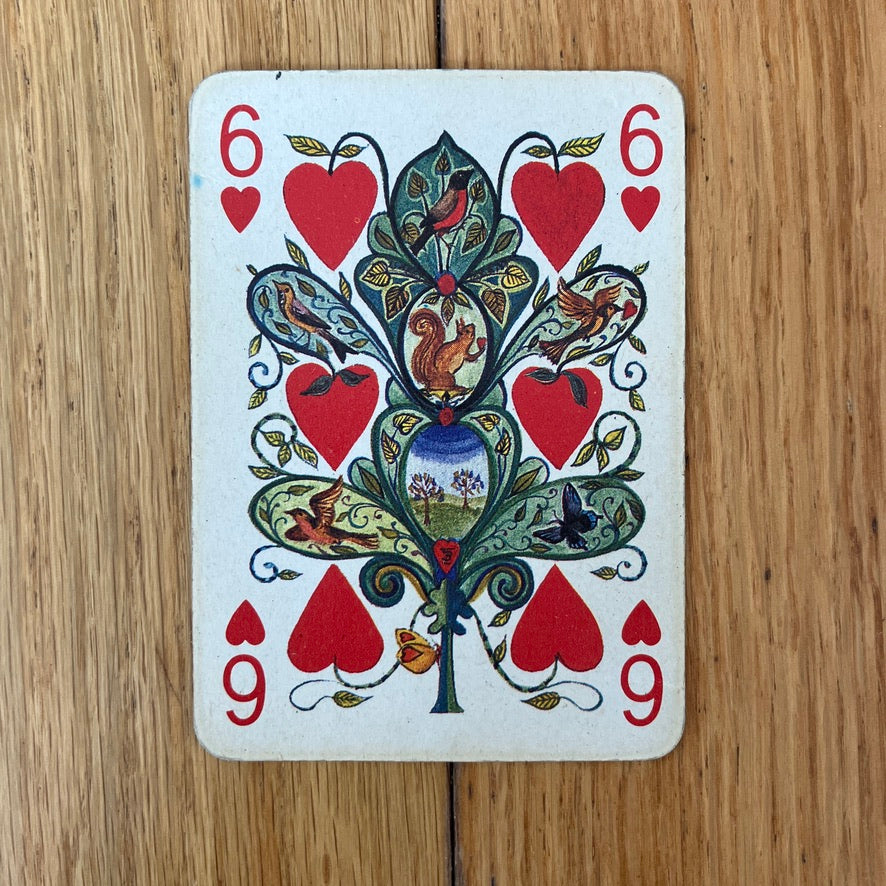 Art for the Earth single transformation playing card ~ junk journals and swaps