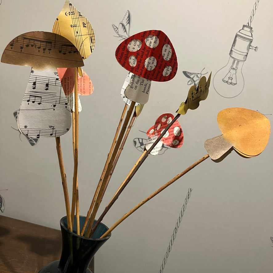 Toadstool papercraft bouquet kit ~ for Tash Clarke