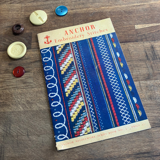 Embroidery Stitches booklet issued by Clark & Co Ltd ~ Retro vintage crafts