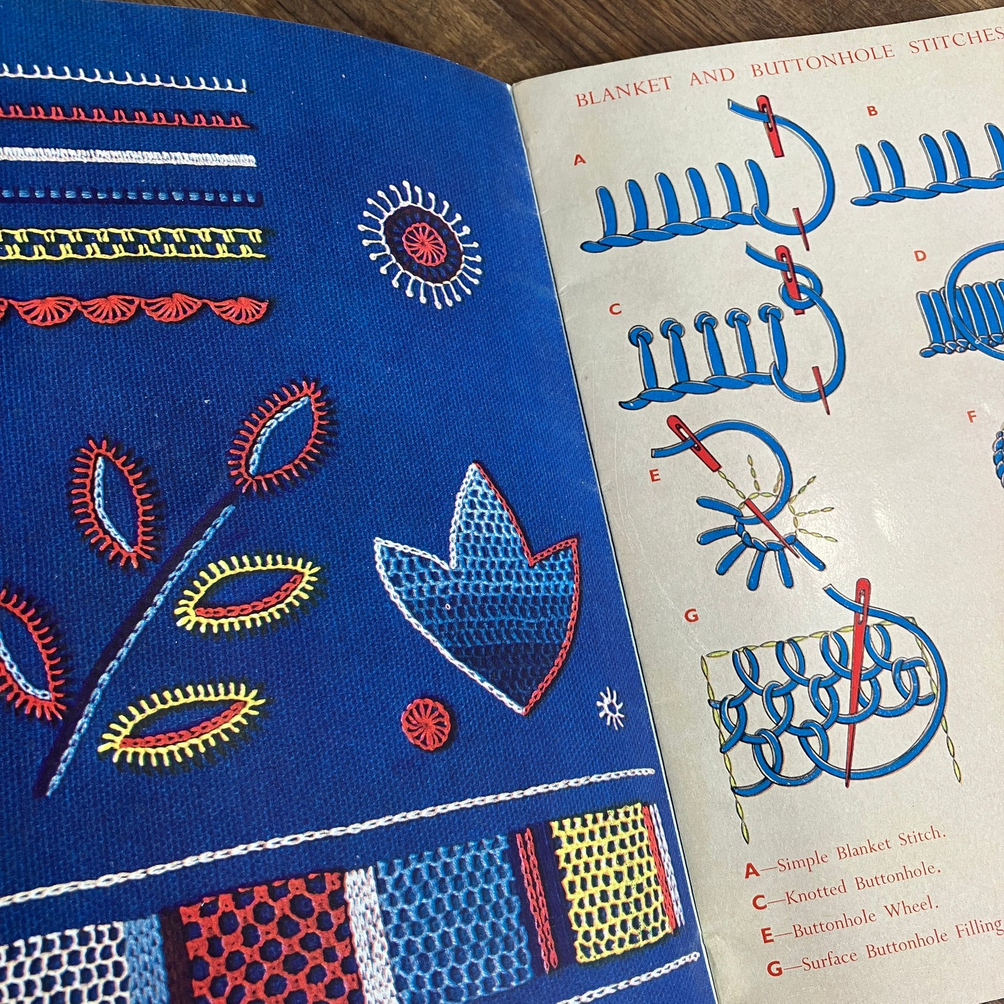 Embroidery Stitches booklet issued by Clark & Co Ltd ~ Retro vintage crafts